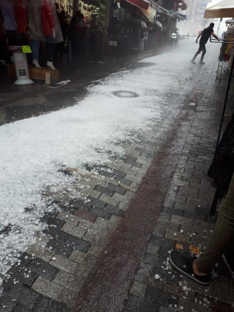 Breaking news: Hail rain in Istanbul Prof.  Dr.  Şen warned: Put your car in a safe place