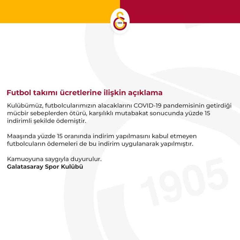 Son Dakika | Galatasaraydan futbolculara yapılan ödemelerle ilgili açıklama Belhanda ve Feghouli...