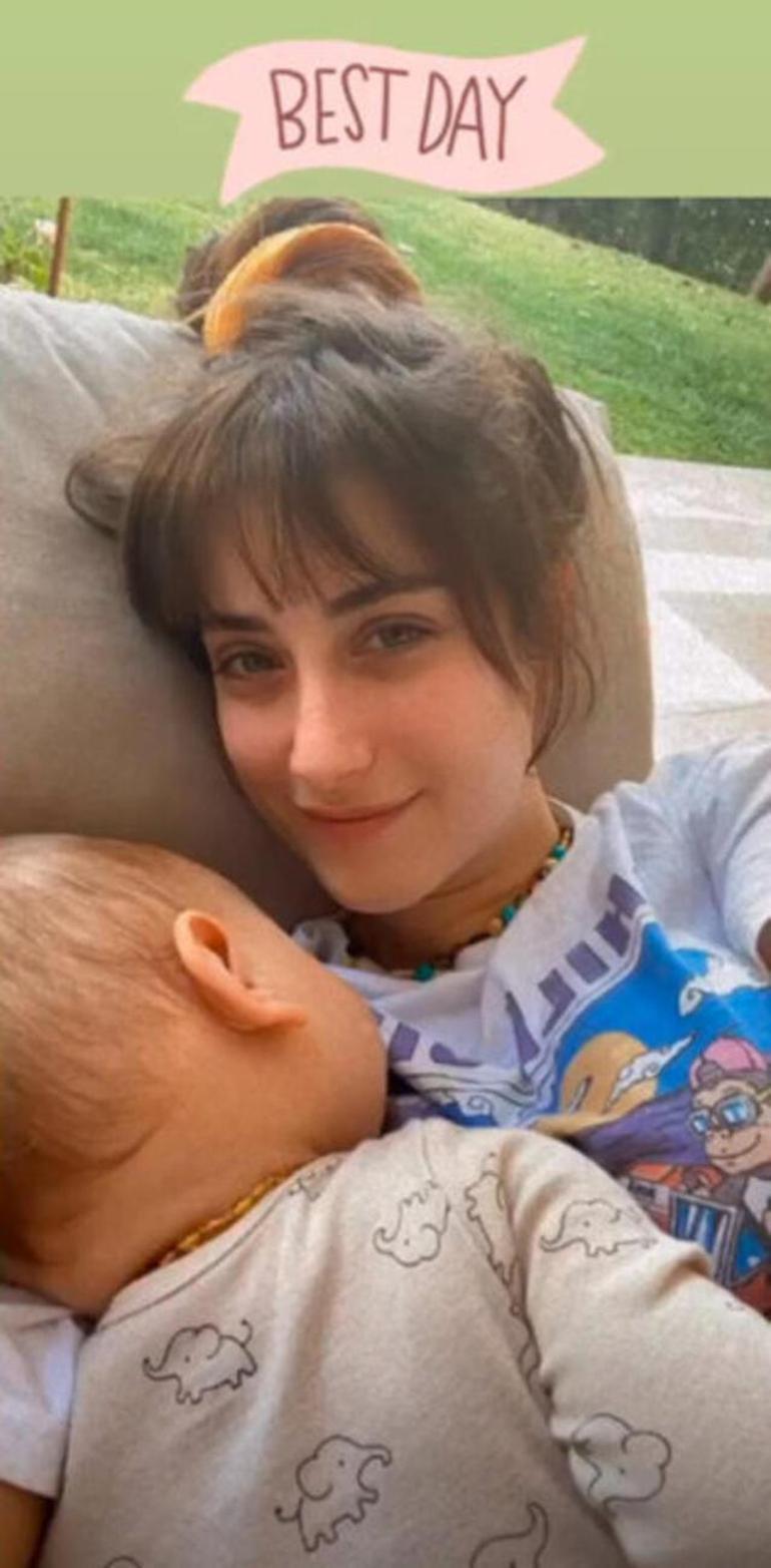 Hazal Kaya ve oğlu Fikret Ali'den yeni fotoğraf!