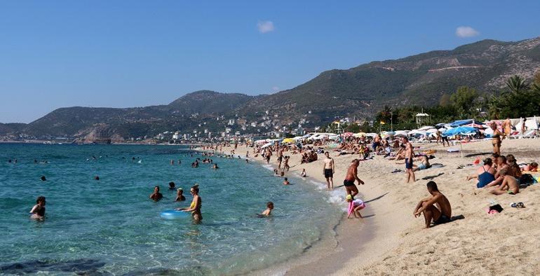 Alanya'da ekimde deniz keyfi