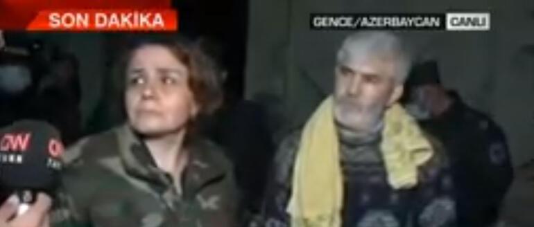 Son dakika haberi: CNN Türk muhabirinin Gencede zor anları Cansız bedenine dokundum
