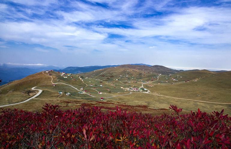 Trabzon'un Haçka Yaylası'nda sonbahar güzelliği