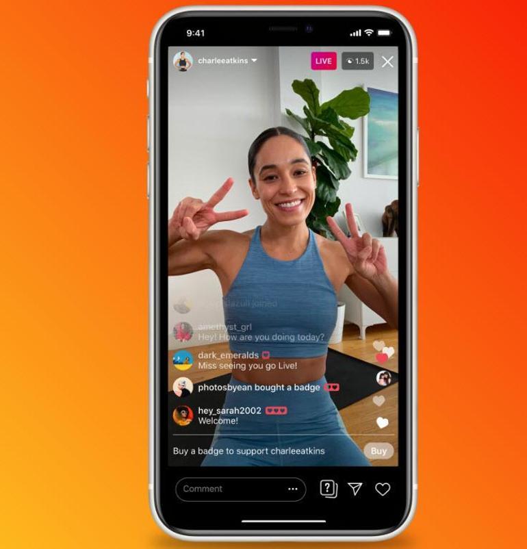 Instagram’da içerik üreticileri artık canlı yayında para kazanacak