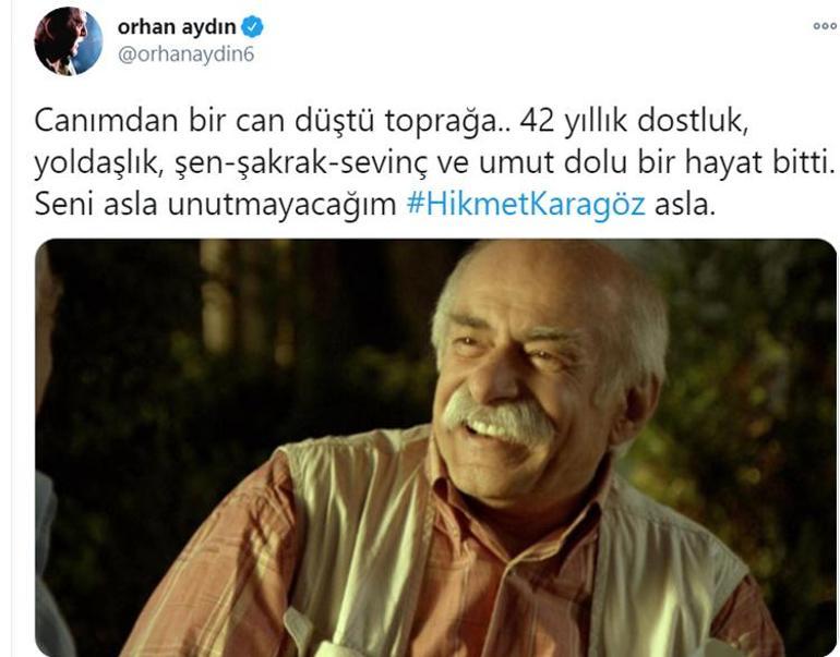 Usta oyuncu Hikmet Karagöz hayatını kaybetti