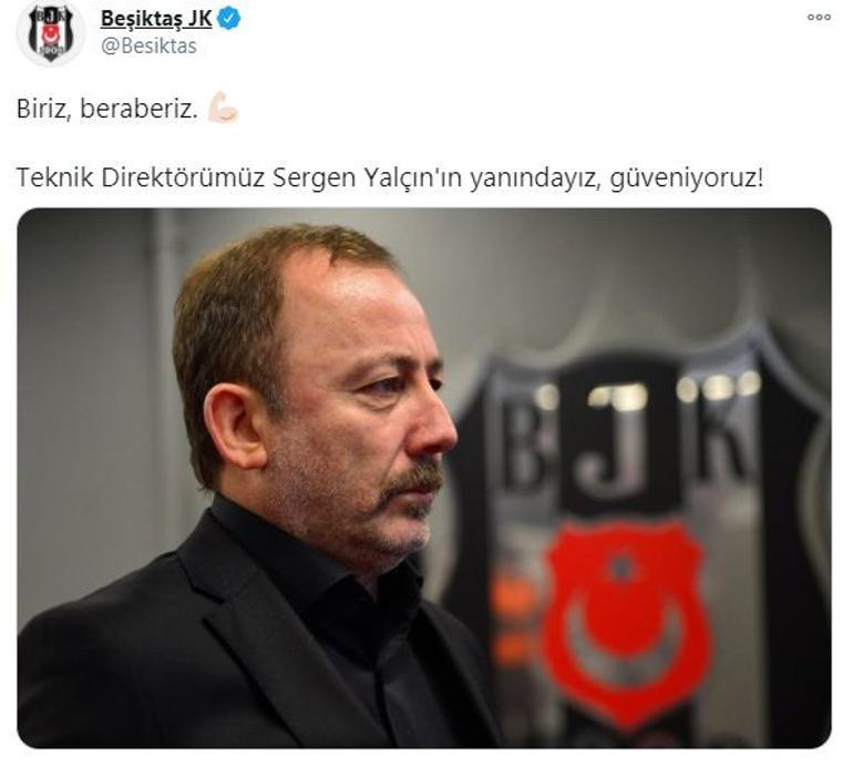 Son Dakika Haberi | Beşiktaş'tan flaş Sergen Yalçın paylaşımı!