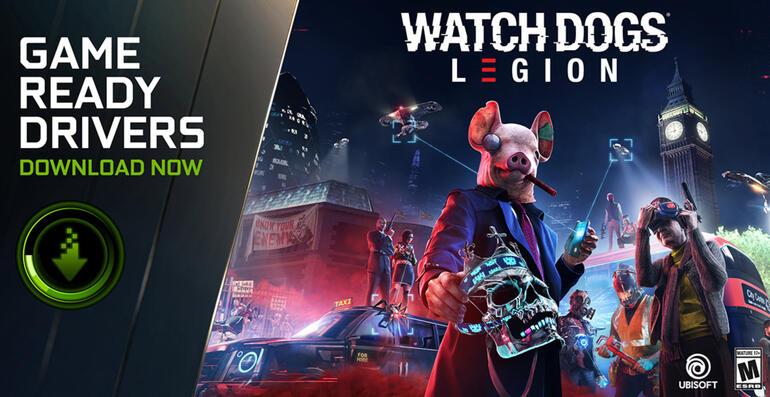 Watch Dogs: Legion için GeForce Game Ready desteği geldi