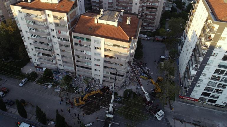 Son dakika... Depremin ardından dikkat çeken görüntü Vinçlerle destek verildi...