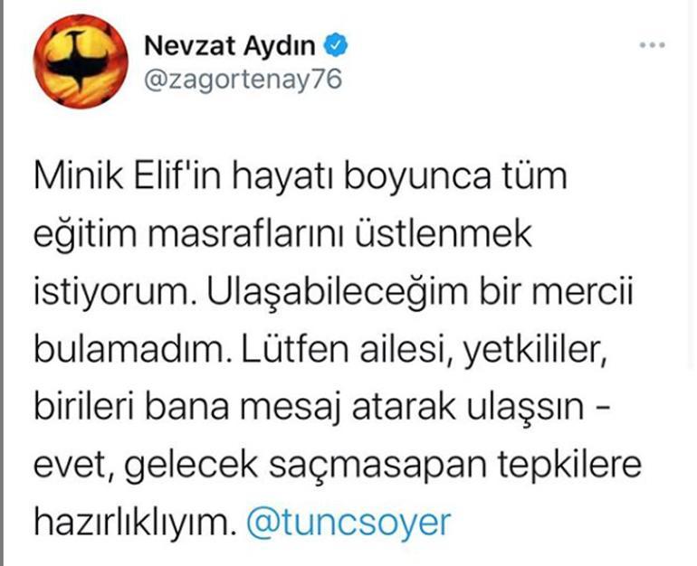 Elifi Nevzat Aydın okutacak