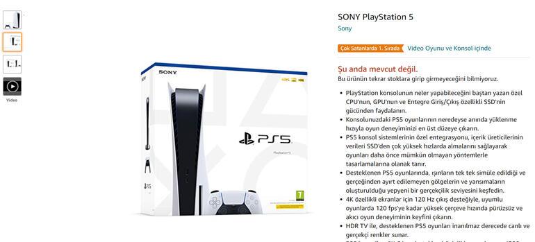 PlayStation 5 Türkiye'de satışa çıktı, tükendi