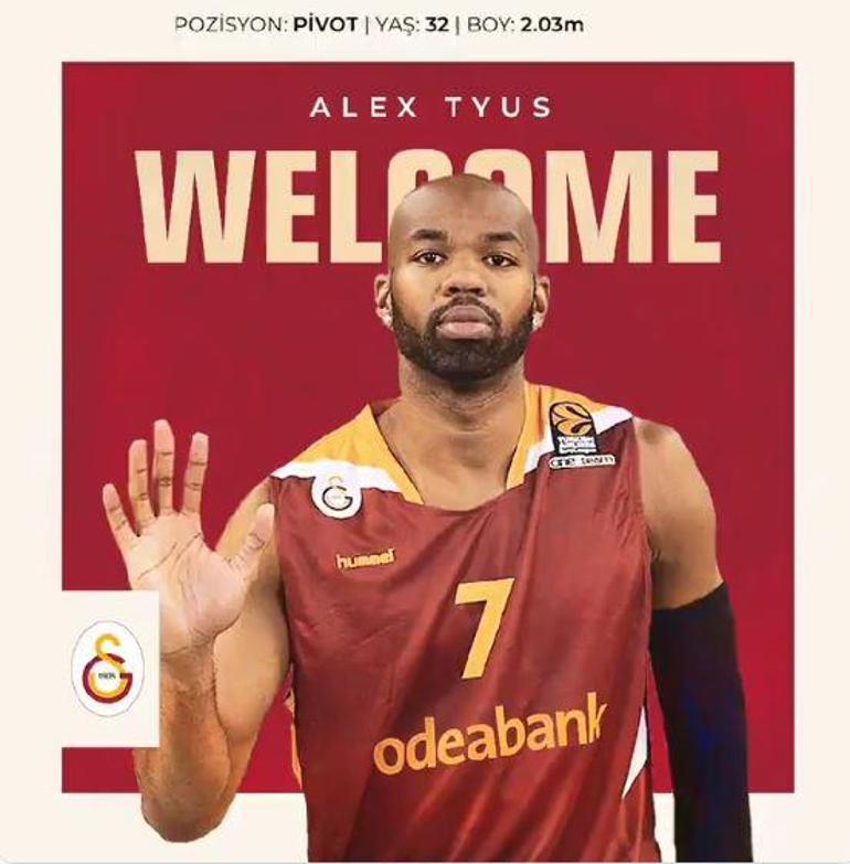 Son Dakika | Galatasaray, Alex Tyus transferini açıkladı!