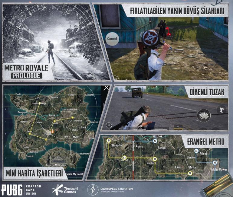 PUBG Mobile için sürpriz Metro Royale güncellemesi