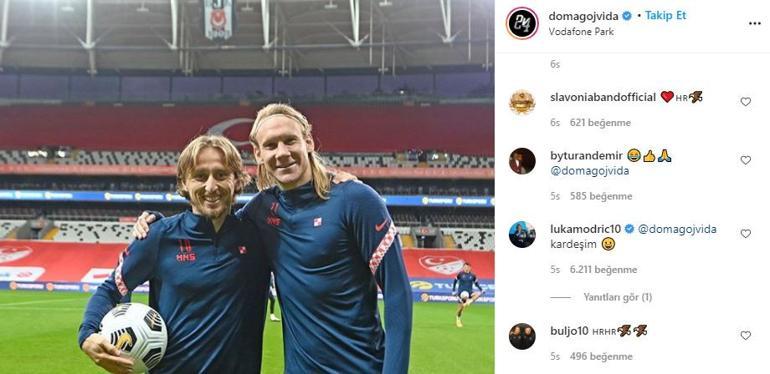 Domagoj Vida, Luka Modric'i Beşiktaş'a çağırdı! Türkçe cevap...