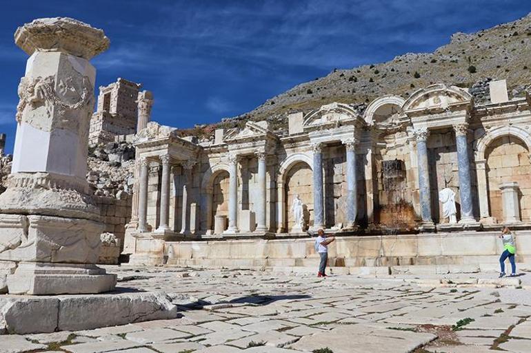 "Aşkların ve imparatorların şehri" Sagalassos 5 ayda 30 bin ziyaretçi ağırladı