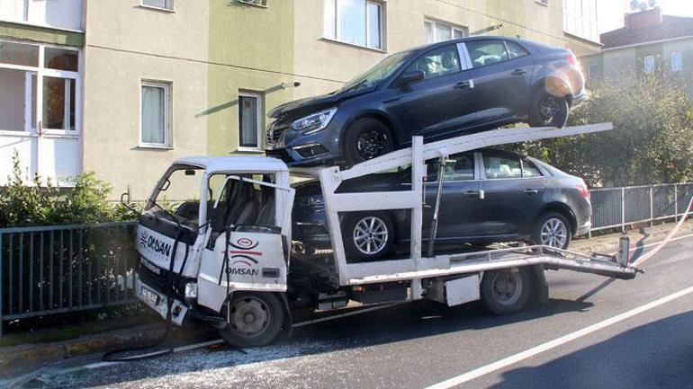 Last minute ... Disastrous accident on Sarıyer Zero vehicles were pert ...