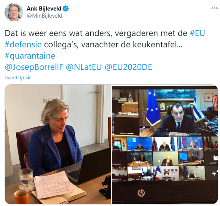 Breaking News Dutch Journalist Leaked On Eu Defense Ministers Zoom Meeting Shared On Social Media