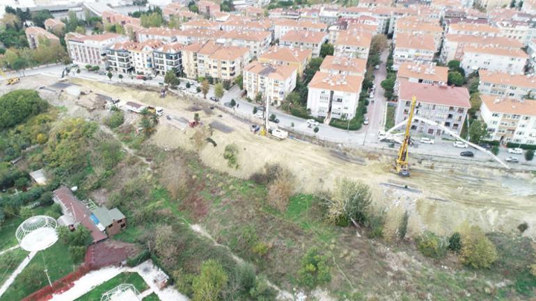 Son dakika haberler... Avcılar’daki yer kayması böyle engellenecek 30 metre uzunluğunda 736 beton kazıklı önlem