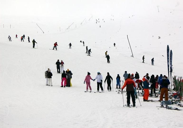 Kartalkaya’da turizmciler umutlu