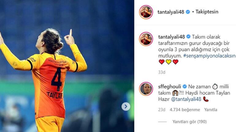 Son Dakika Haberi | Galatasaray'da Feghouli'den Şenol Güneş'e 'Taylan' çağrısı!