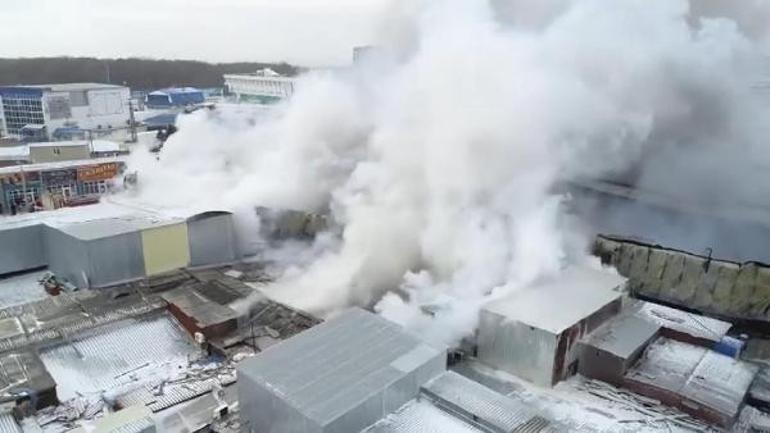 Rusya’da hava fişek fabrikasında yangın