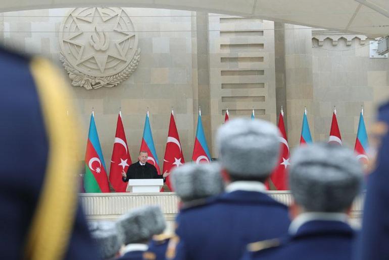 Son dakika... Azerbaycandaki tarihi günde Erdoğandan flaş mesajlar... Hesabını sormak boynumuzun borcudur