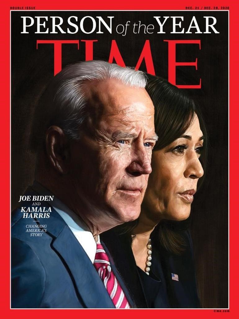 Son dakika haberler: TIME Dergisi 2020 için "Yılın Kişisi"ni seçti: Joe Biden ve Kamala Harris