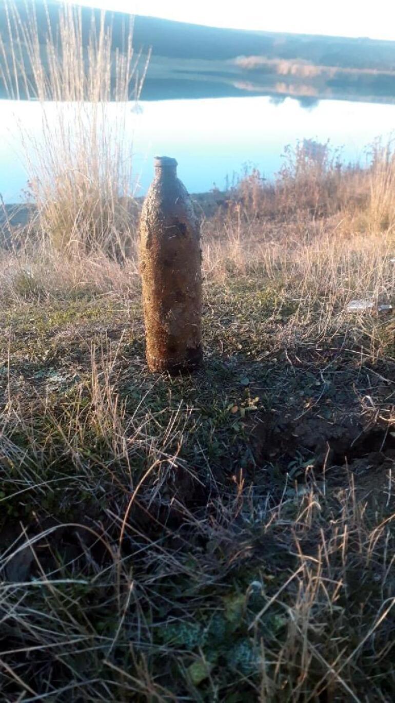 Son dakika haberi... Edirnede Balkan savaşlarından kalan top mermisi bulundu