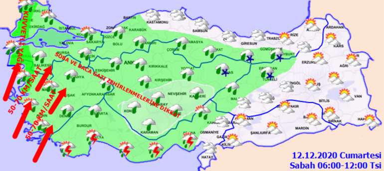 Last minute: the weather forecast for snowfall and high winds can reach a speed of 80 km per hour