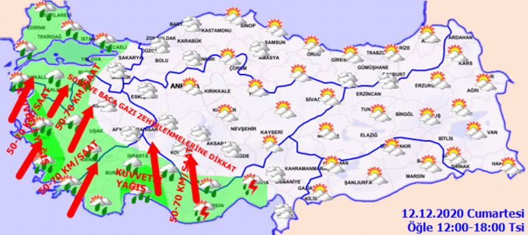 Last minute: the weather forecast for snowfall and high winds can reach a speed of 80 km per hour