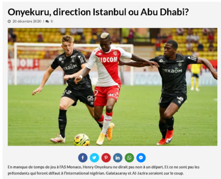 Son dakika haberi | Onyekuru transferinde Fenerbahçe ve Galatasaray'a kötü haber
