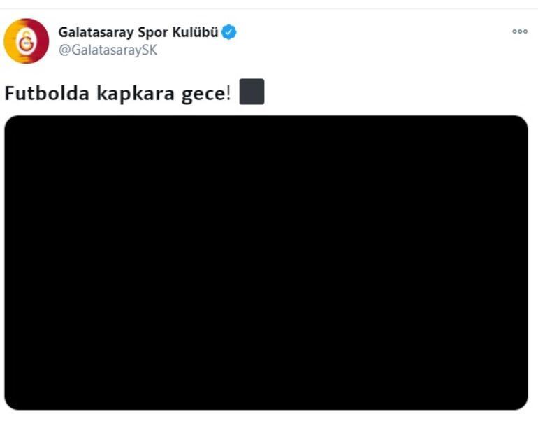 Galatasaray'dan dikkat çeken paylaşım! 'Futbolda kapkara gece!'