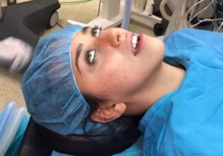 Hamdi Alkan'ın kızı Zeynep Alkan bıçak altına yattı! Ameliyat videosunu paylaştı
