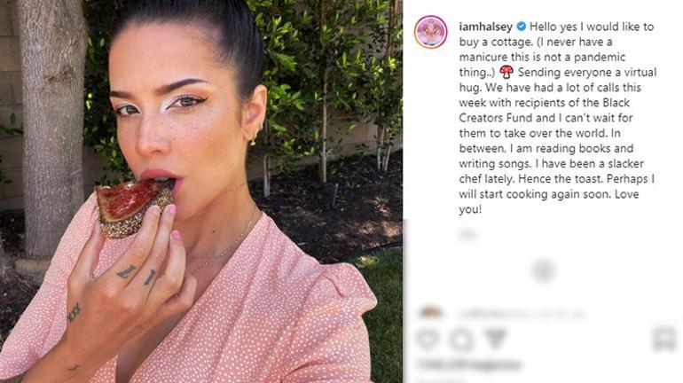 ABDnin Çılgın Kızı Adım Adım Halsey Stili