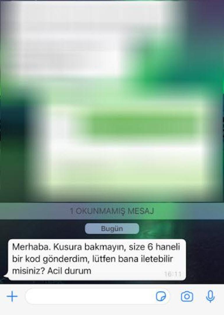 WhatsApp hesabınız tehlikede Sakın bu mesajı vermeyin