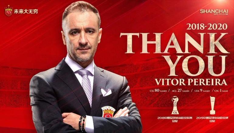 Vitor Pereira, Shanghai SIPG ile yollarını ayırdı!