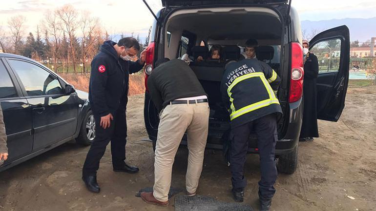 Arabanın camına bırakılan not can kurtardı