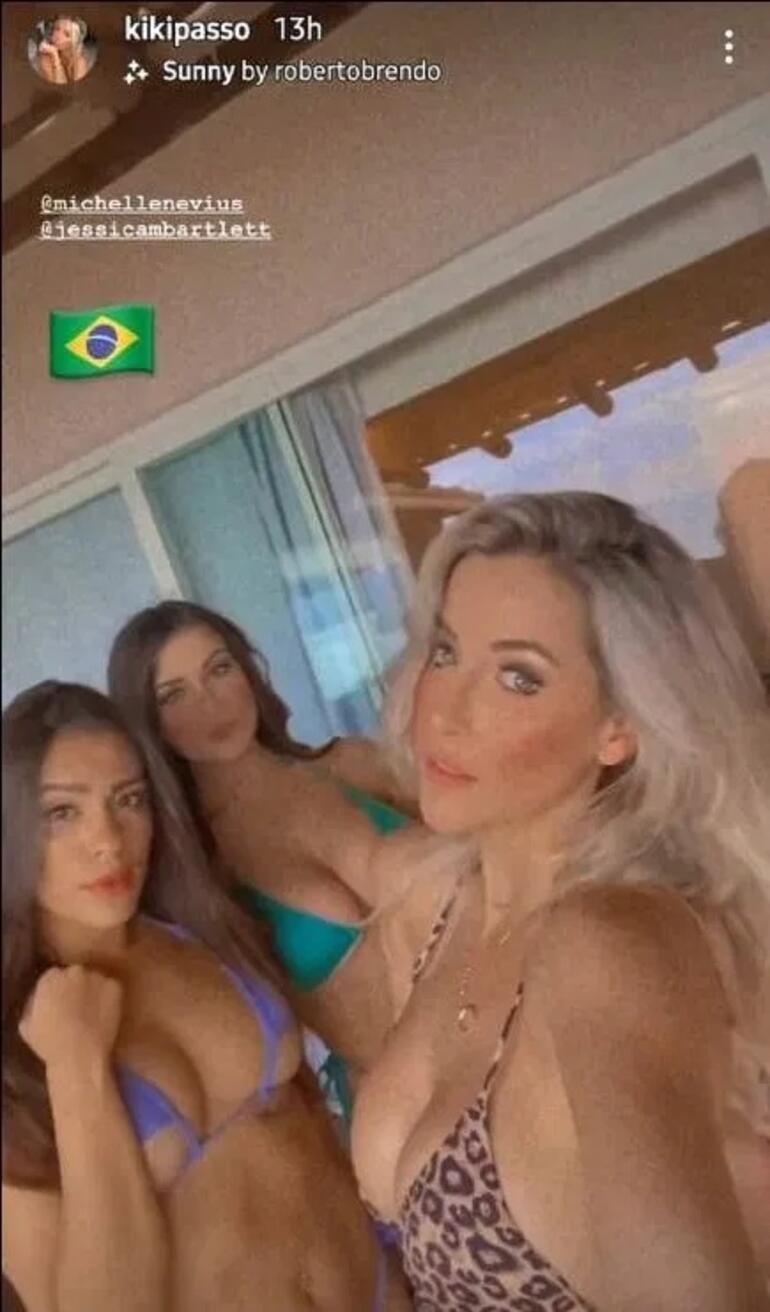 Neymar'ın parti yalanını mankenlerin fotoğrafları ortaya çıkardı
