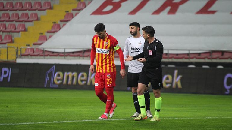 Kayserispor-Beşiktaş maçında tarihe geçti! Fırat Aydınus ve Cüneyt Çakır'ın kararı sonrası...