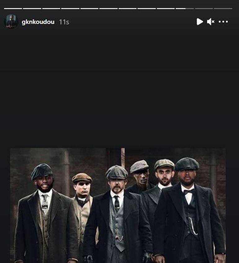 Beşiktaş galibiyeti sonrası N'Koudou'dan sürpriz paylaşım! Peaky Blinders...