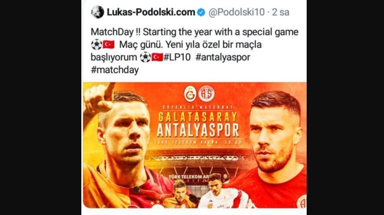 Podolski'den Galatasaray formalı pozunu eleştirenlere cevap! "Kariyerim boyunca..."