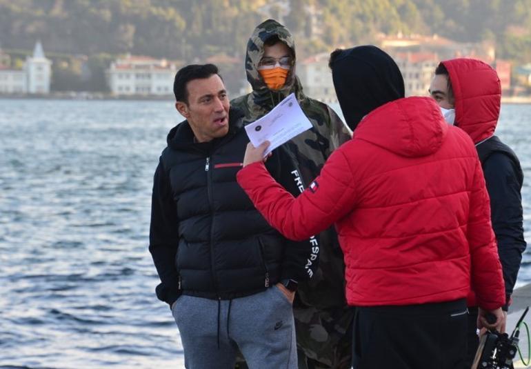 Önce koştular sonra balık tuttular! Mustafa Sandal ve Doğu Demirkol reklam filminde buluştu