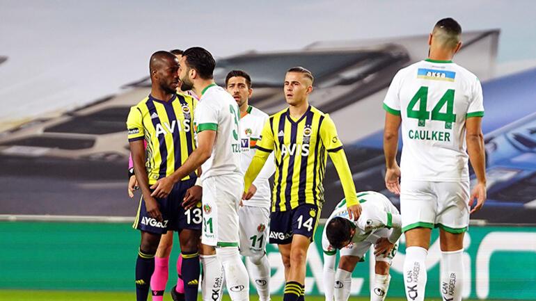 Fenerbahçe-Alanyaspor maçında saha karıştı! Volkan Demirel ve Tzavellas...