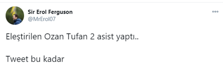 Fenerbahçe-Alanyaspor maçına Ozan Tufan damga vurdu! Sosyal medya yıkıldı