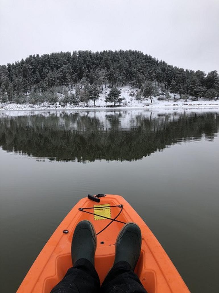 Doğanın çağrısı... Buzlu gölden bulutların üzerine