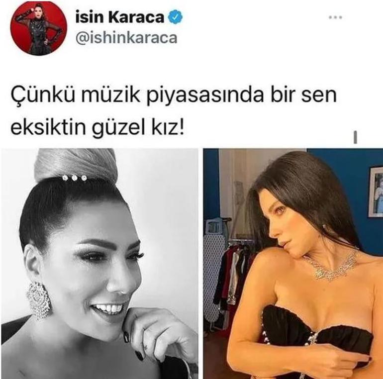 Işın Karacadan Merve Boluğur tepkisi Bir sen eksiktin