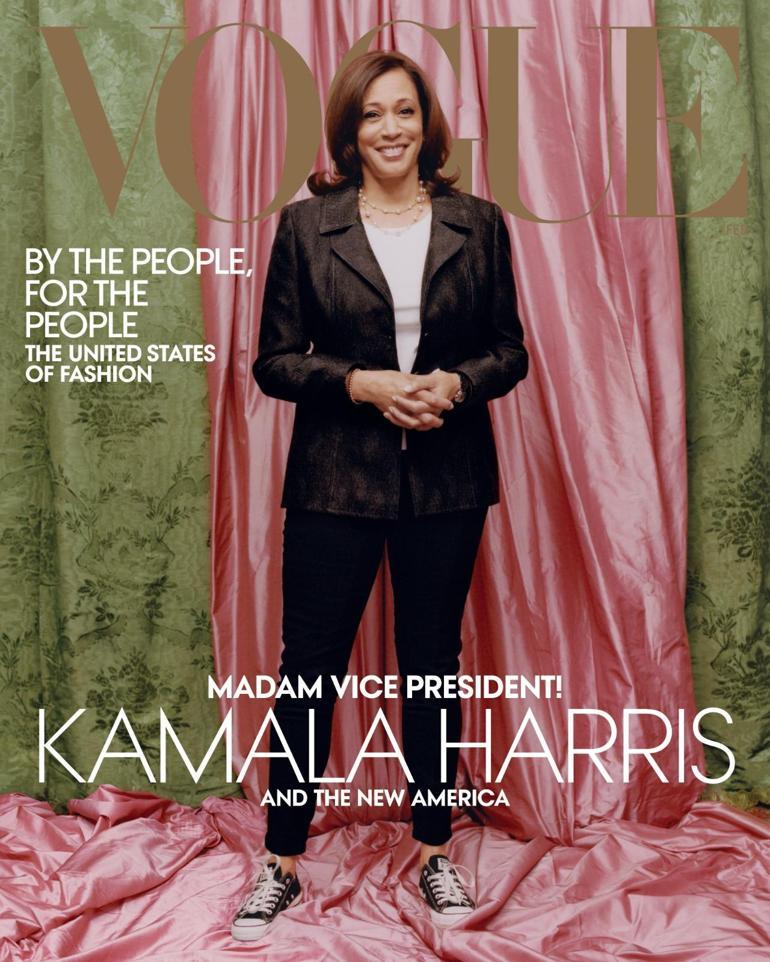 ABD'nin ünlü moda dergisi Vogue'a 'Kamala Harris' tepkisi