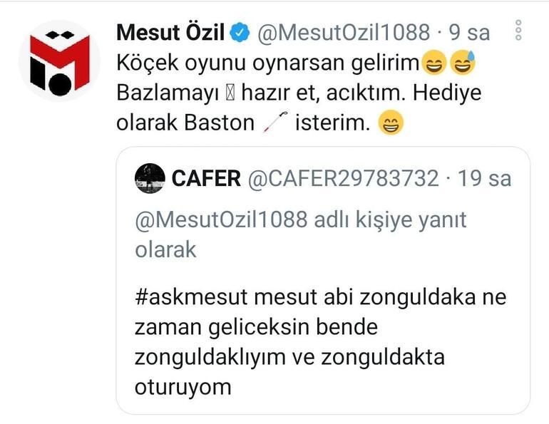 Fenerbahçe ile anılan Mesut Özil'den memleketi Zonguldak paylaşımları