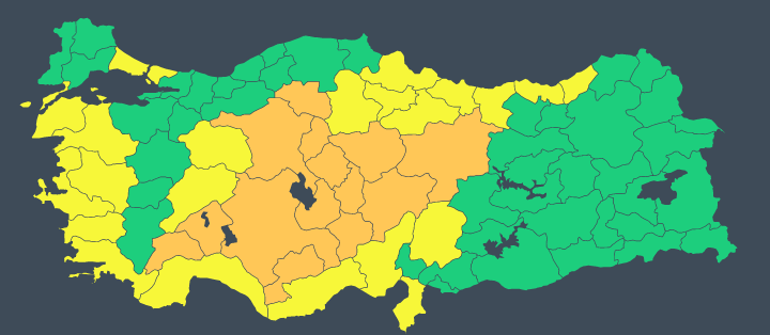 Last minute: meteorology warned that heavy snow began in Ankara