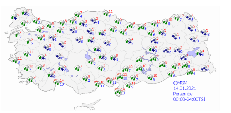 İstanbulda kar ne zaman başlayacak Meteorolojiden son dakika hava durumu uyarısı Sarı alarm verildi