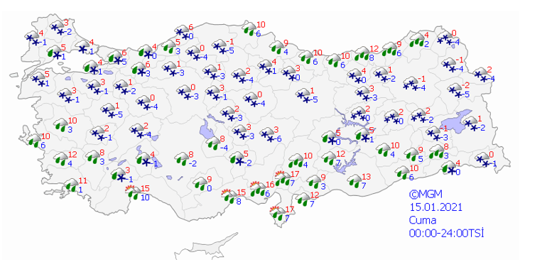 İstanbulda kar ne zaman başlayacak Meteorolojiden son dakika hava durumu uyarısı Sarı alarm verildi