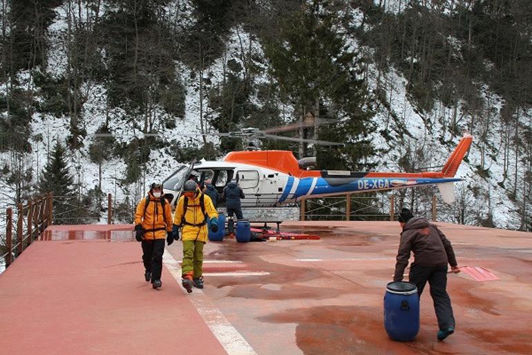 Kaçkarlar'da heliski heyecanı başladı